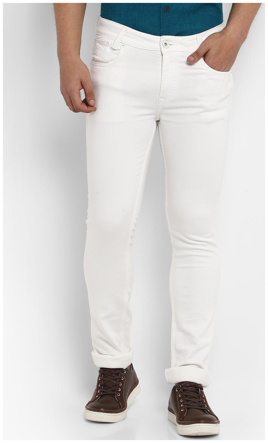 

Mufti Men White Slim Fit Jeans