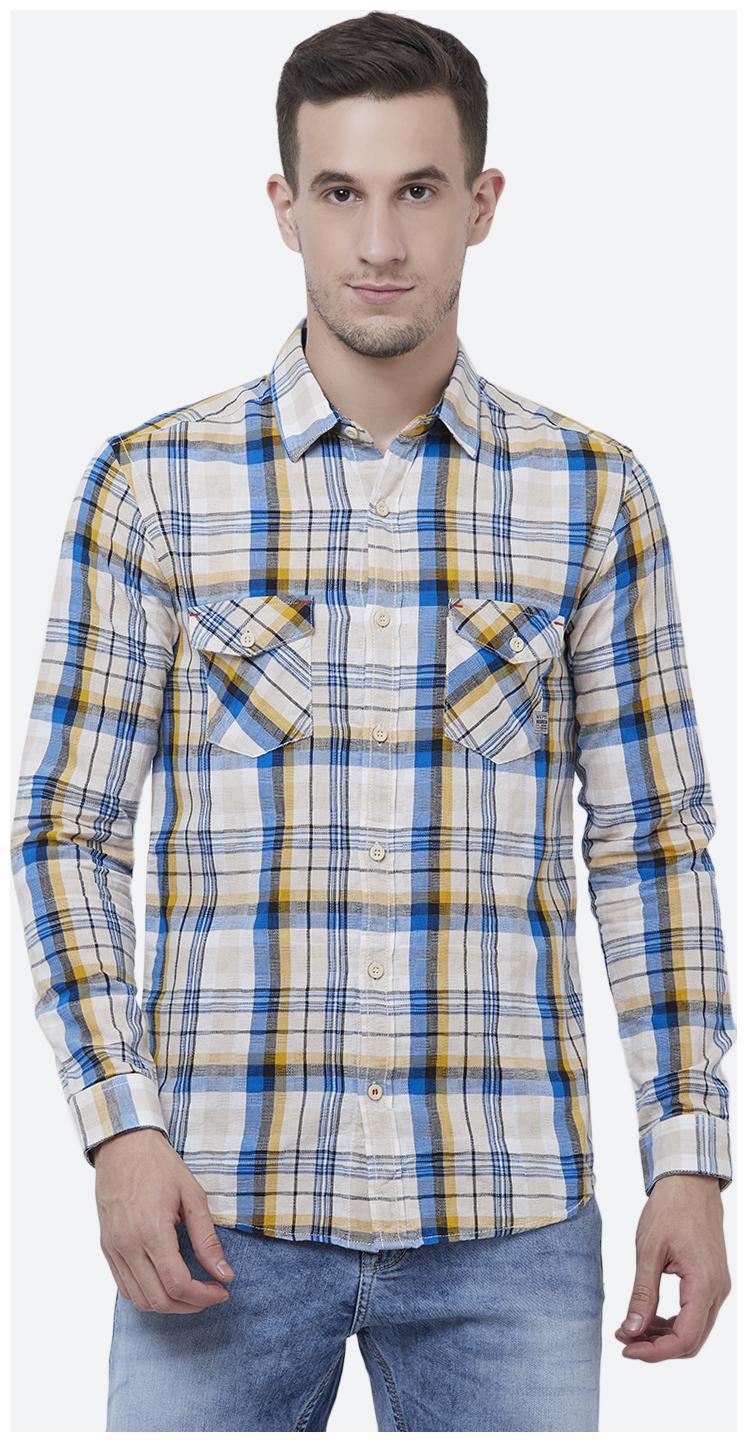 

Mufti Men Multi Checked Slim Fit Casual Shirt