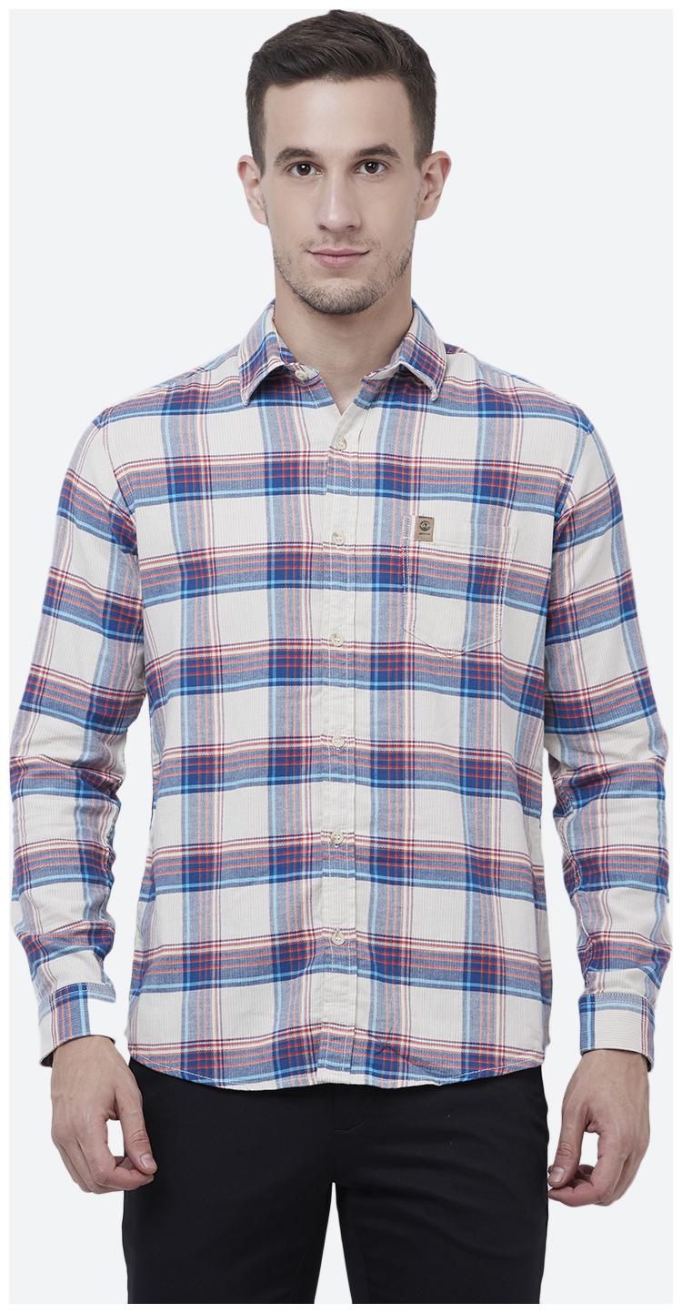 

Mufti Men Purple Checked Slim Fit Casual Shirt