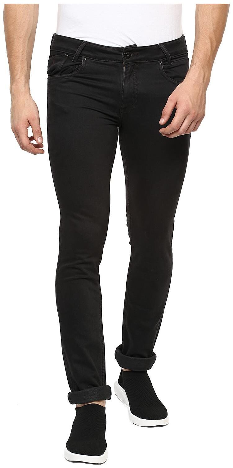 

Mufti Men Grey Solid Slim fit Regular trousers