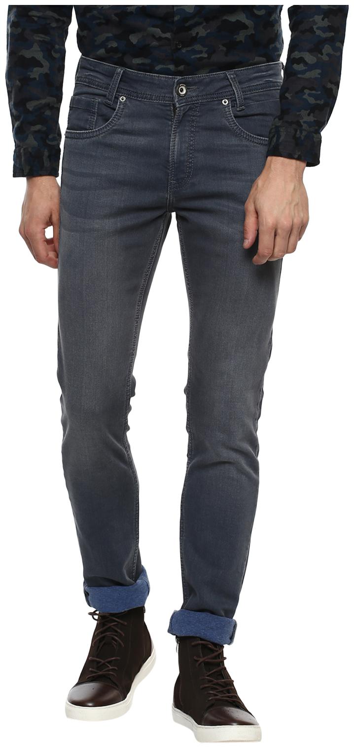 

Mufti Men Grey Slim Fit Jeans