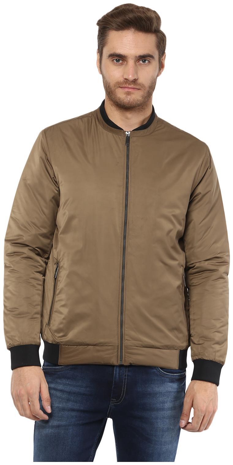 

Mufti Men Brown Solid Down jacket