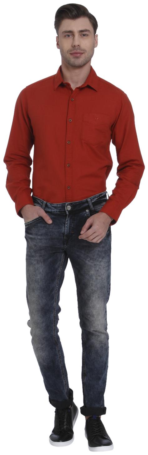 

Mufti Men Beige Slim Fit Jeans
