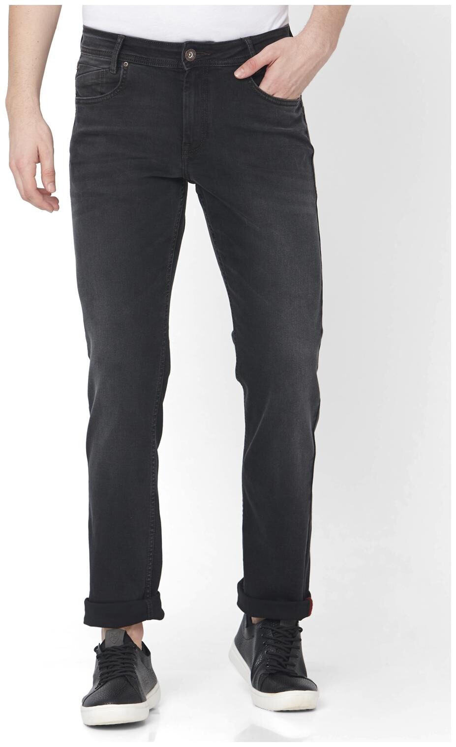 

Mufti Men Black Slim Fit Jeans