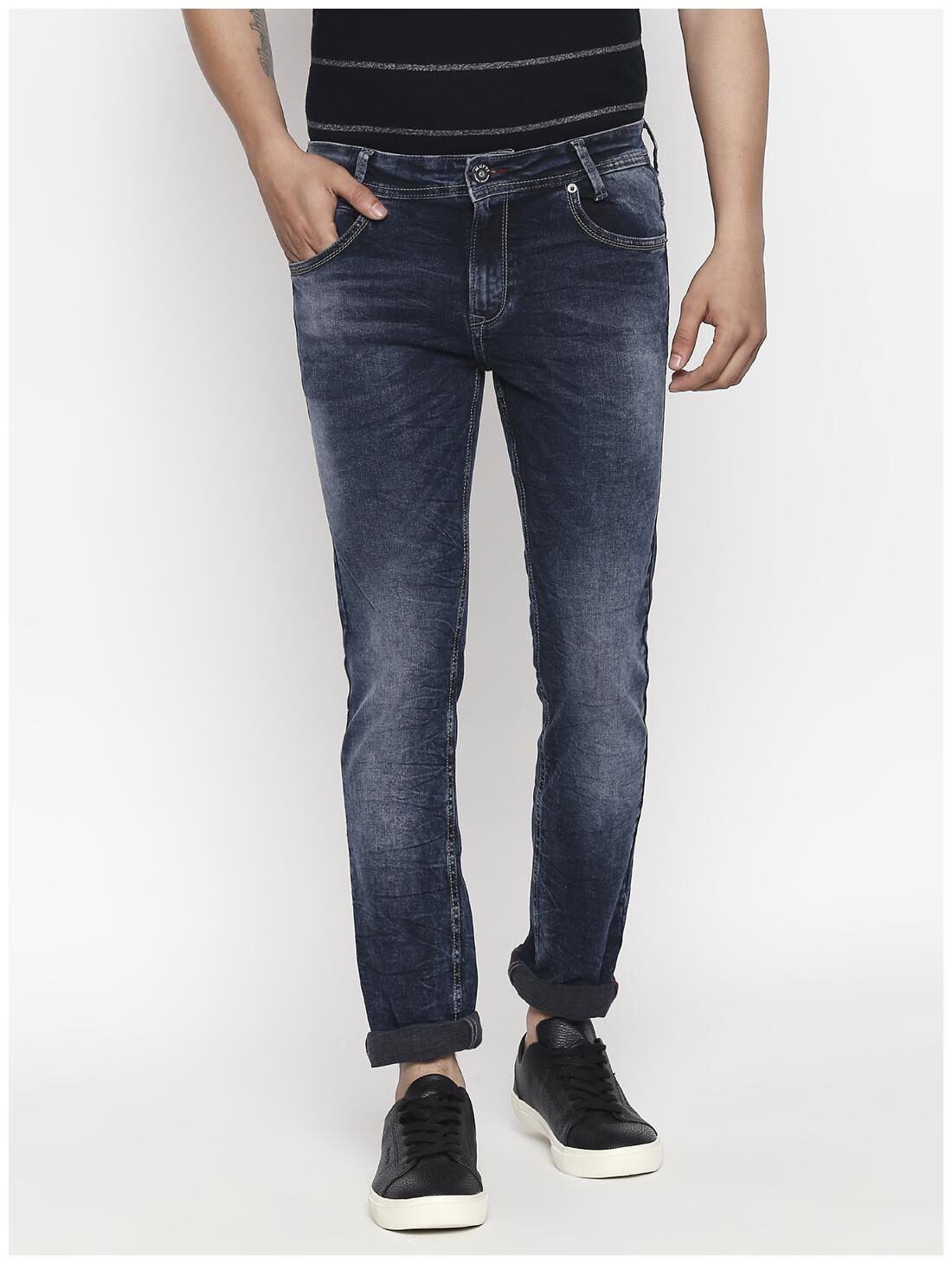 

Mufti Men Black Slim Fit Jeans