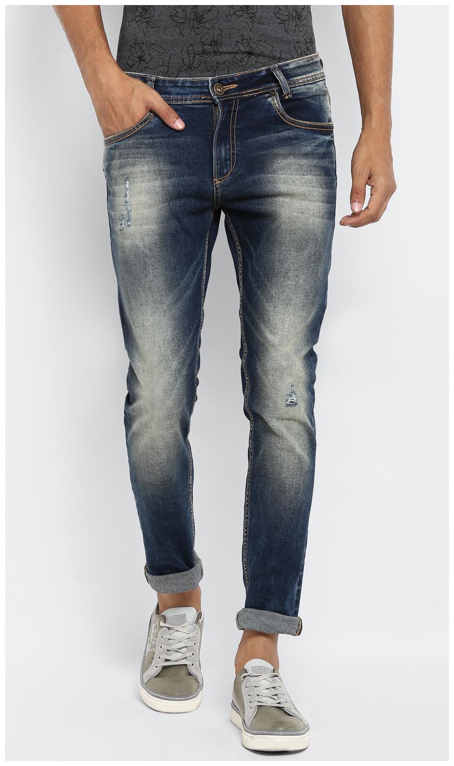 

Mufti Men Navy Blue Skinny Fit Jeans