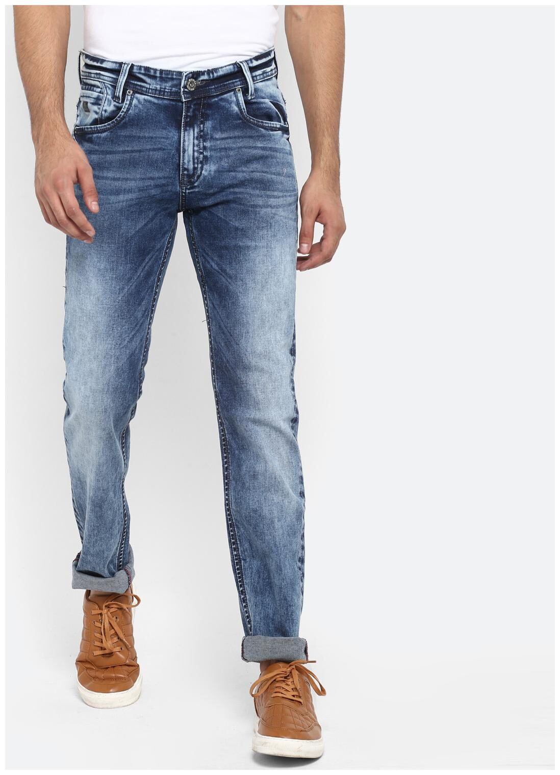 

Mufti Men Navy Blue Slim Fit Jeans