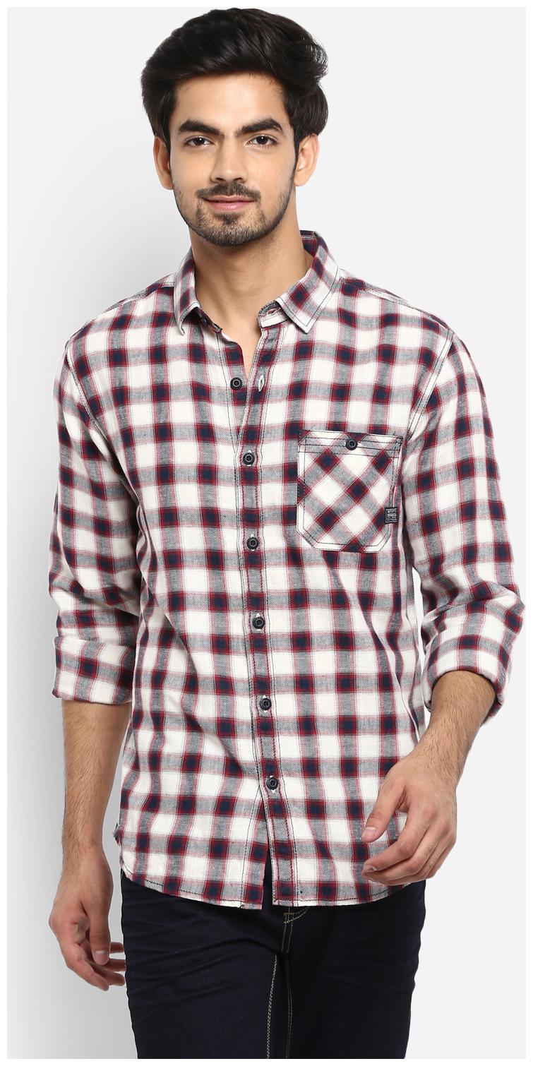 

Mufti Men Multi Checked Slim Fit Casual Shirt