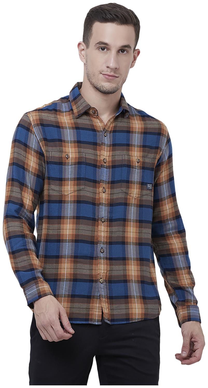 

Mufti Men Multi Checked Slim Fit Casual Shirt