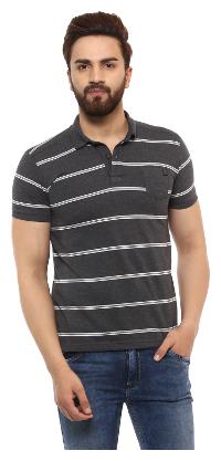 

Mufti Men Grey Slim fit Cotton Polo collar T-Shirt - Pack Of 1