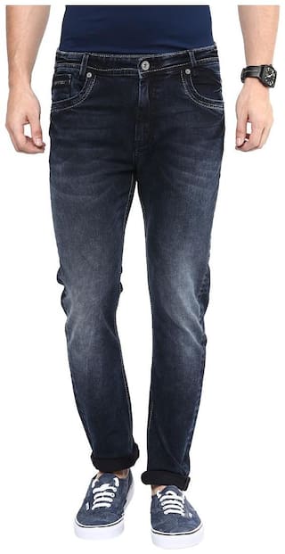 Mufti Men Blue Slim Fit Jeans