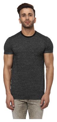 

Mufti Men Grey Slim fit Cotton Round neck T-Shirt - Pack Of 1