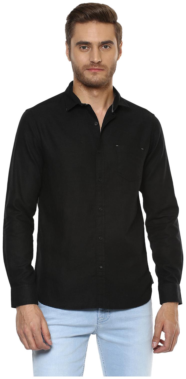 

Mufti Men Black Checked Slim Fit Casual Shirt