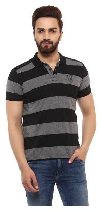 

Mufti Men Black Slim fit Cotton Polo collar T-Shirt - Pack Of 1