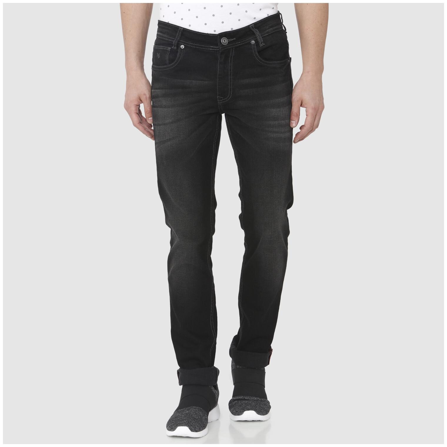

Mufti Men Black Slim Fit Jeans