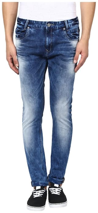 Mufti Men Blue Regular Fit Jeans