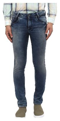 

Mufti Men Navy Blue Skinny Fit Jeans