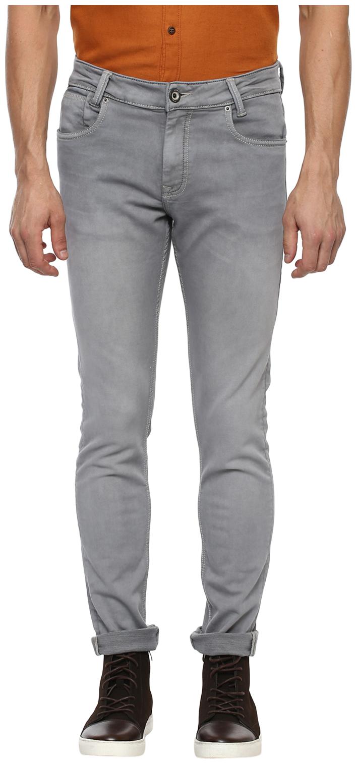 

Mufti Men Grey Skinny Fit Jeans