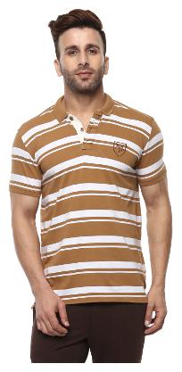 

Mufti Men Beige Slim fit Cotton Polo collar T-Shirt - Pack Of 1