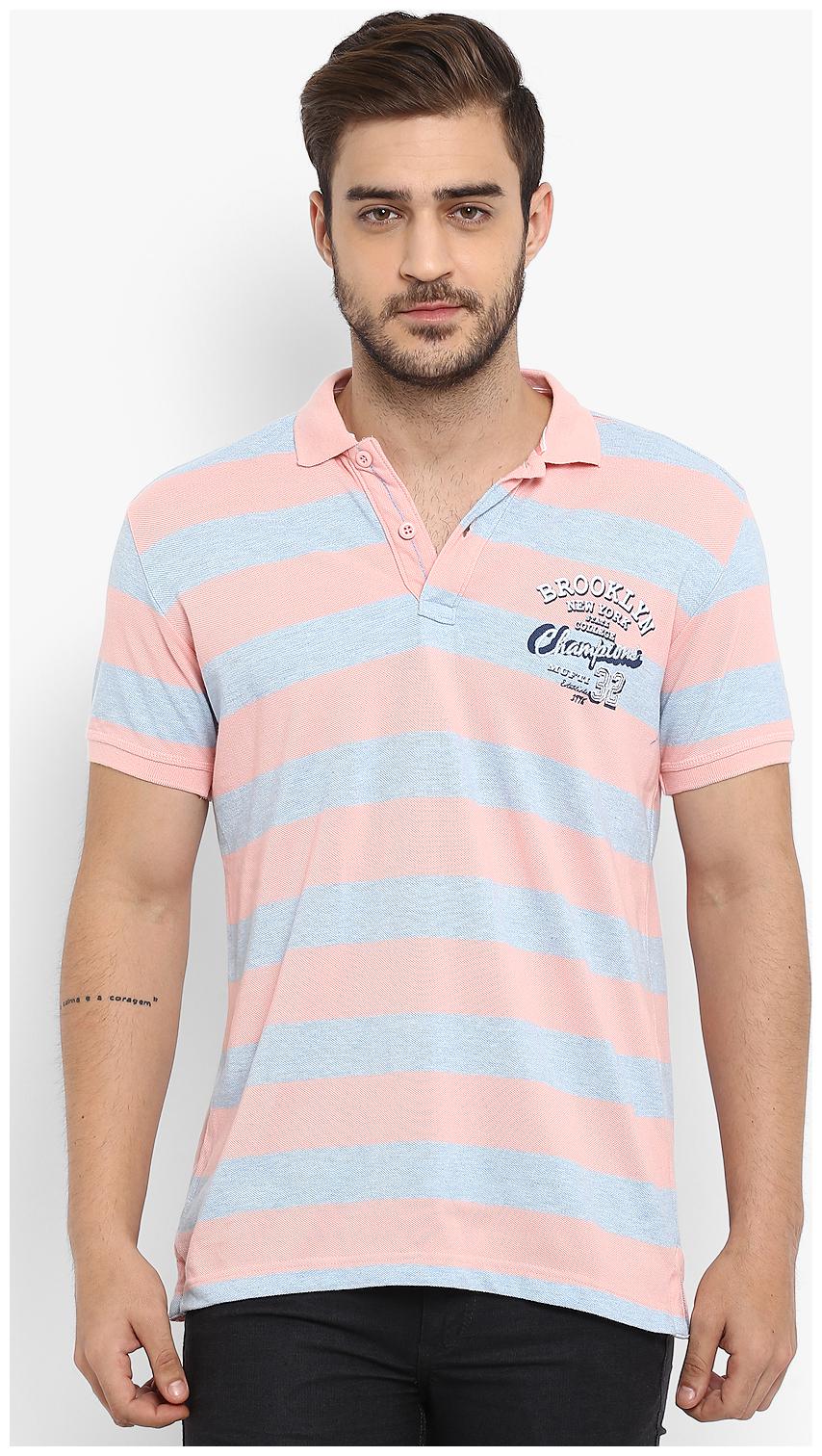 

Mufti Men Pink Slim fit Cotton Polo collar T-Shirt - Pack Of 1
