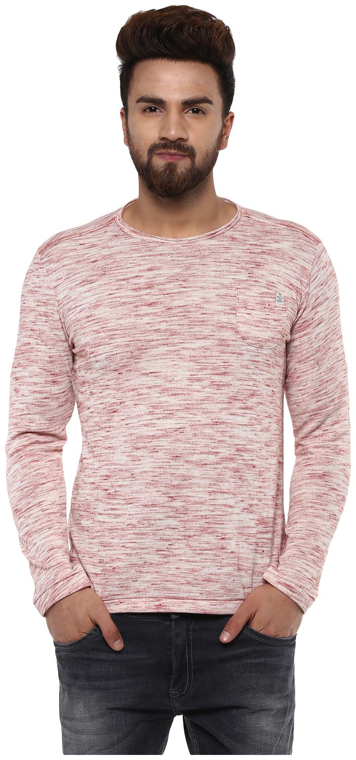 

Mufti Men Pink Slim fit Cotton Round neck T-Shirt - Pack Of 1