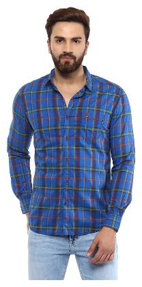 

Mufti Men Multi Checked Slim Fit Casual Shirt