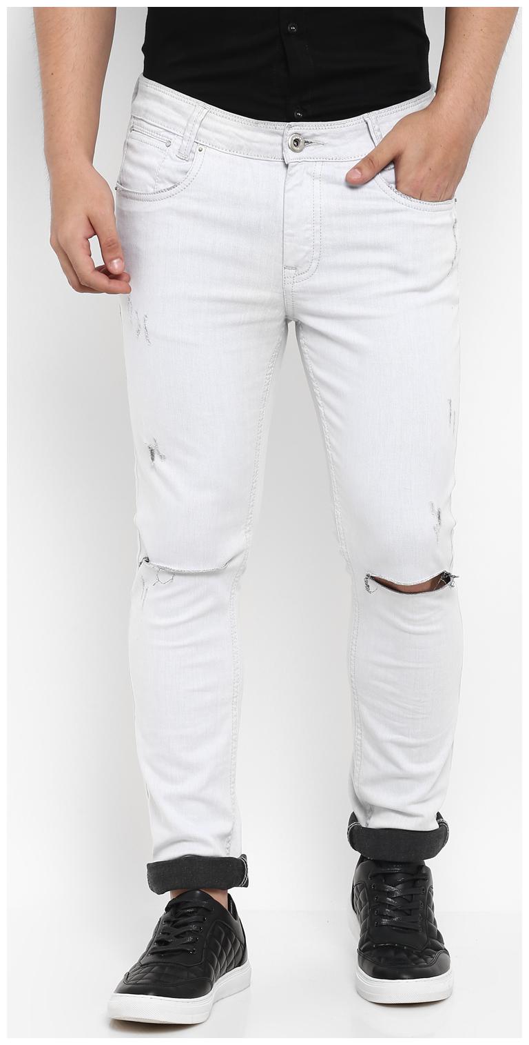 

Mufti Men White Slim Fit Jeans