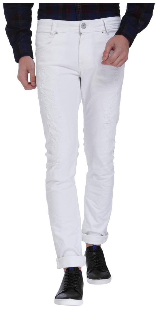 

Mufti Men White Slim Fit Jeans