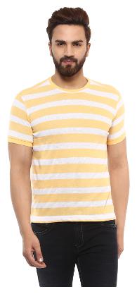 

Mufti Men Yellow Slim fit Cotton Round neck T-Shirt - Pack Of 1