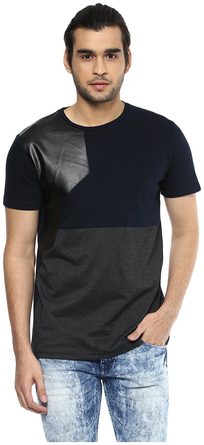 

Mufti Men Blue Slim fit Cotton Blend Round neck T-Shirt - Pack Of 1