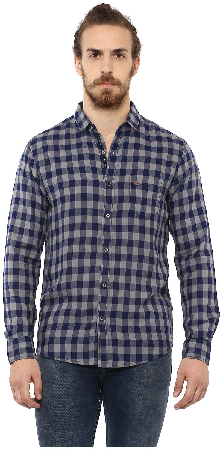 

Mufti Men Multi Checked Regular Fit Casual Shirt