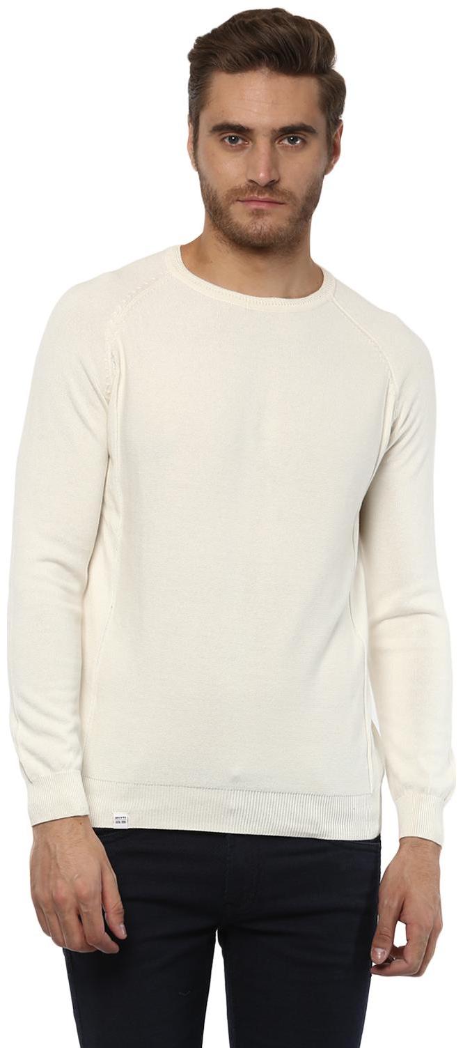 

Mufti Men Beige Round neck Sweatshirt