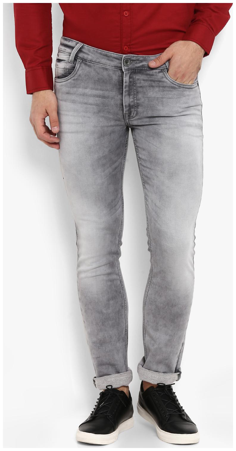 

Mufti Men Grey Slim Fit Jeans