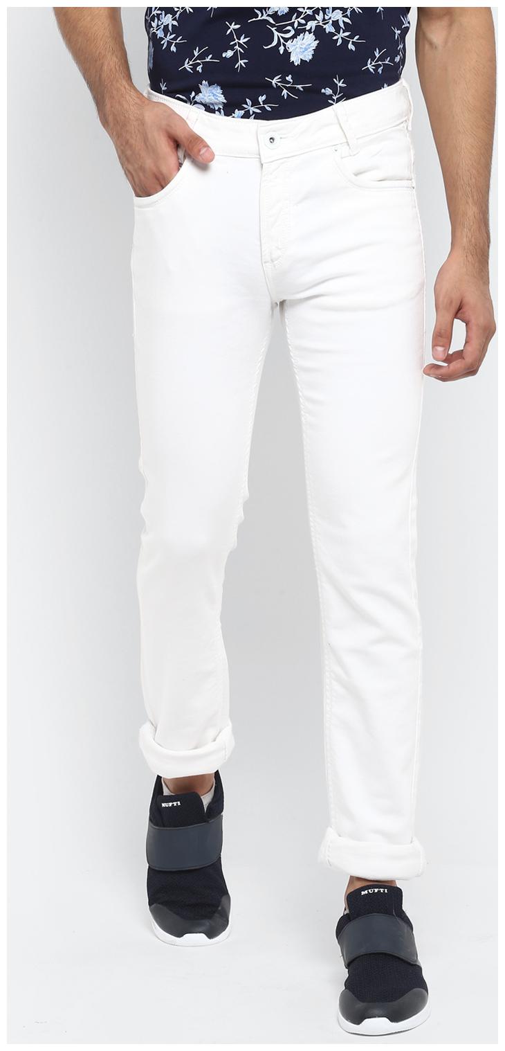 

Mufti Men White Slim Fit Jeans