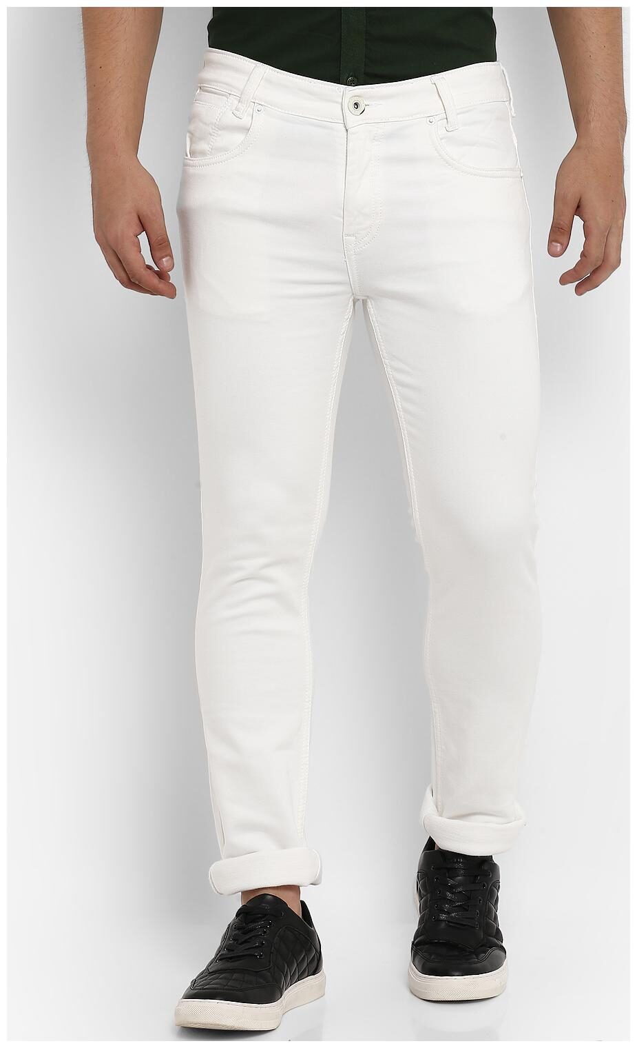 

Mufti Men White Slim Fit Jeans