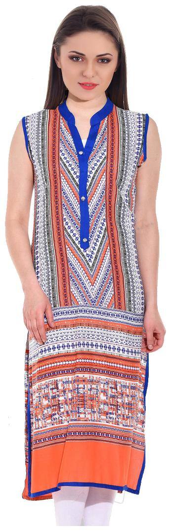 Inara Robes Women Multi Floral Straight Kurta