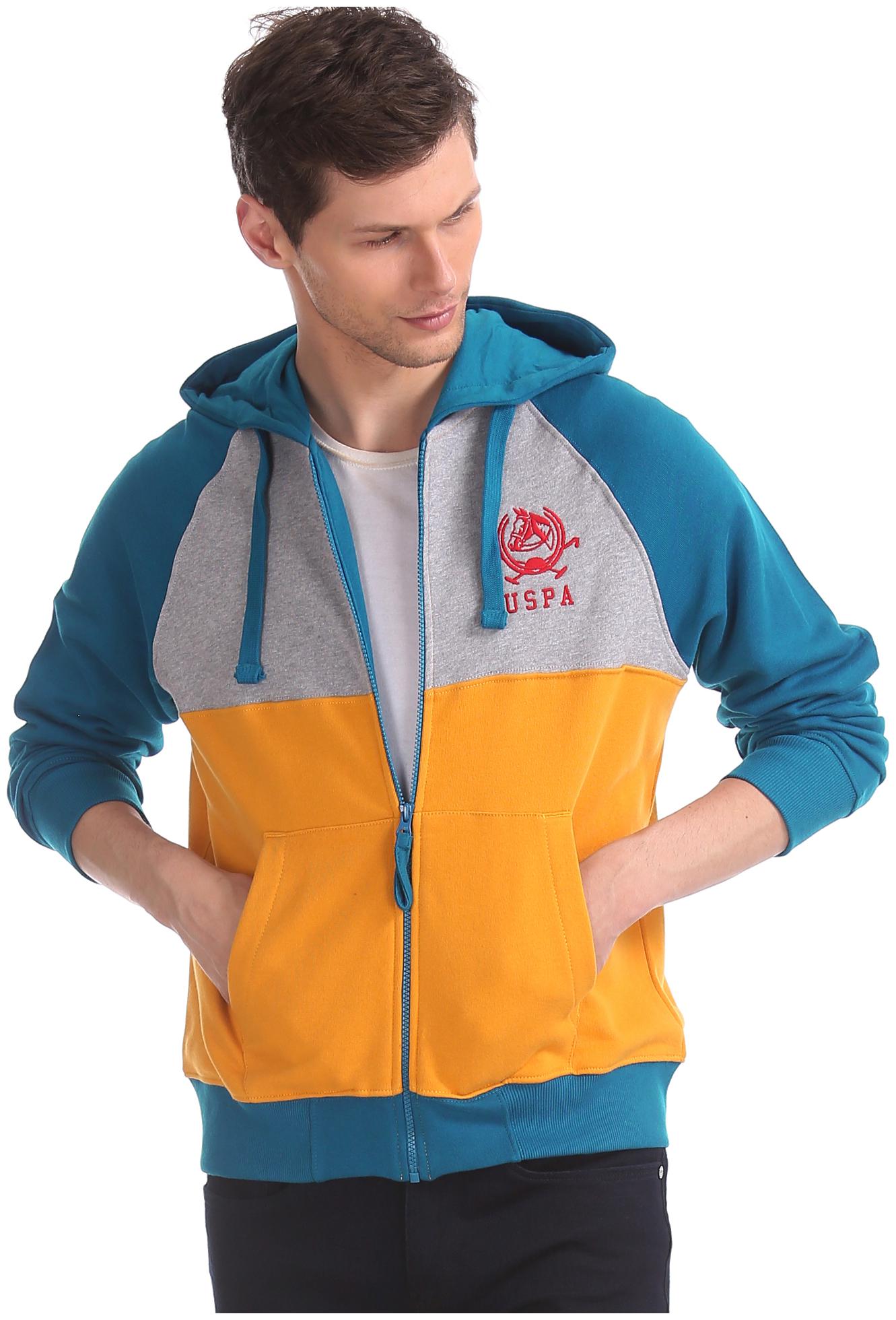 

U S Polo Assn Men Multi Hooded Sweatshirt