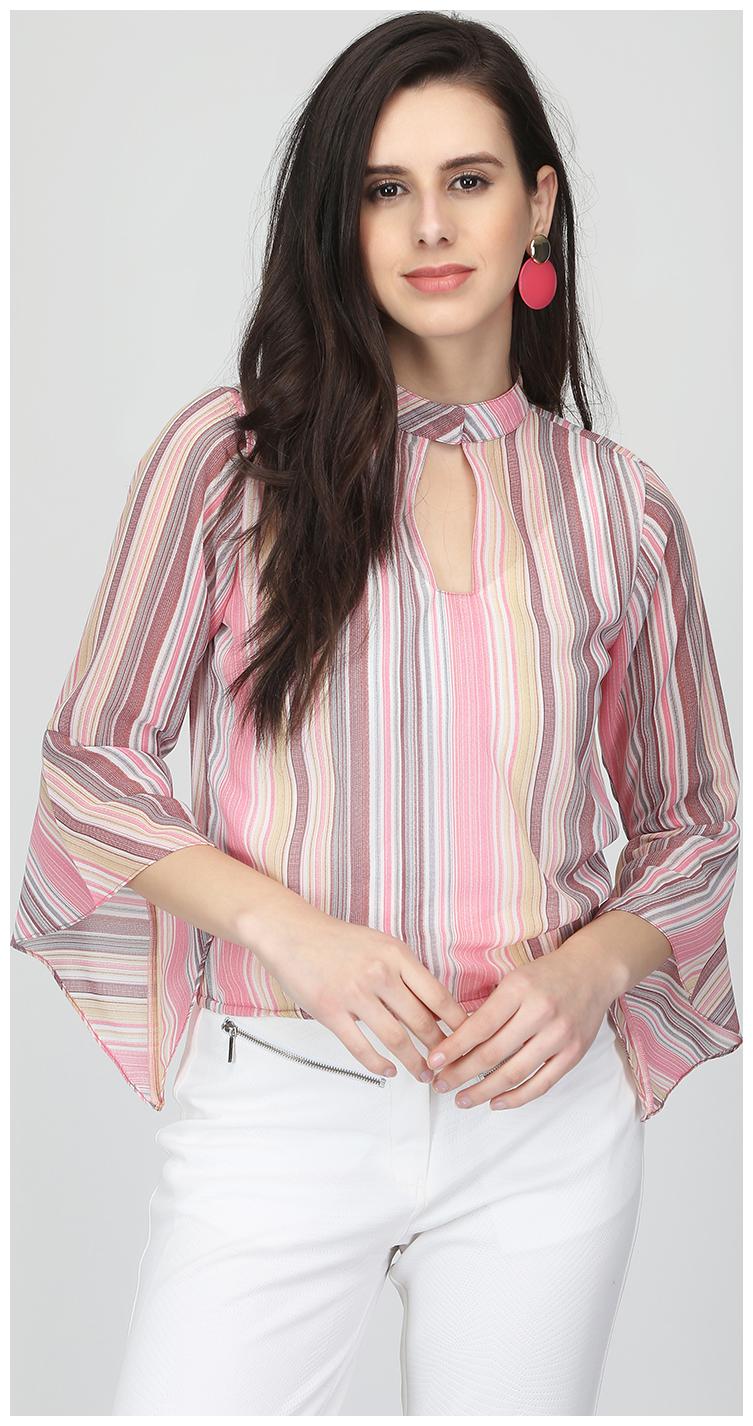 

EAVAN Women Striped Blouson top - Multi