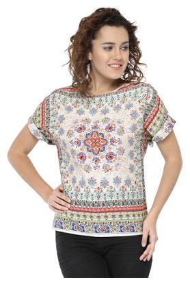 

Oxolloxo Women Solid Regular top - Cream