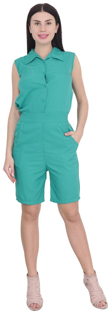 

My Swag Solid Jumpsuit - Green