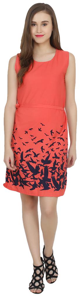 

My Swag Orange Solid Bodycon dress