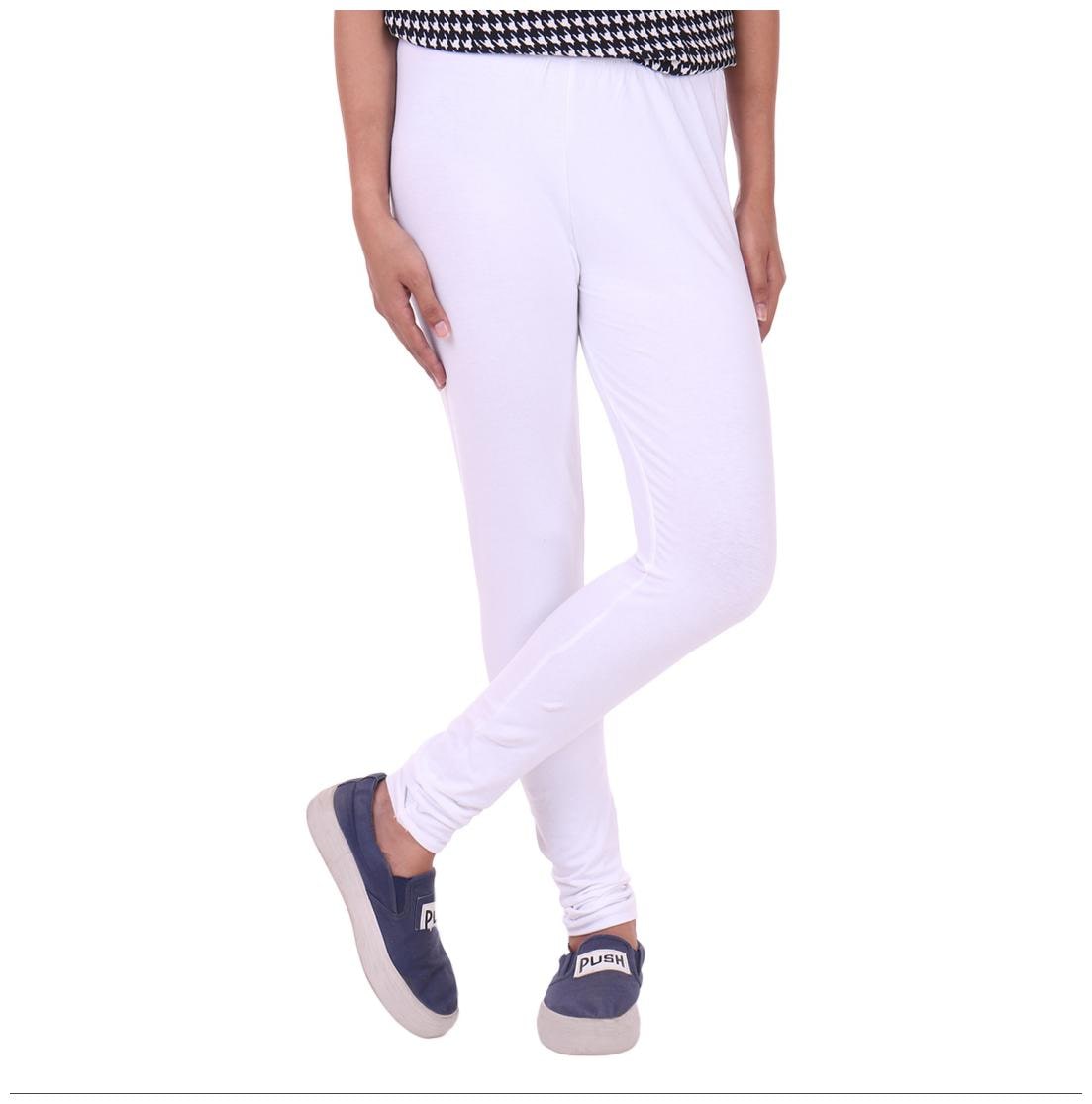 

FashGlam Premium Women Cotton Tights - White