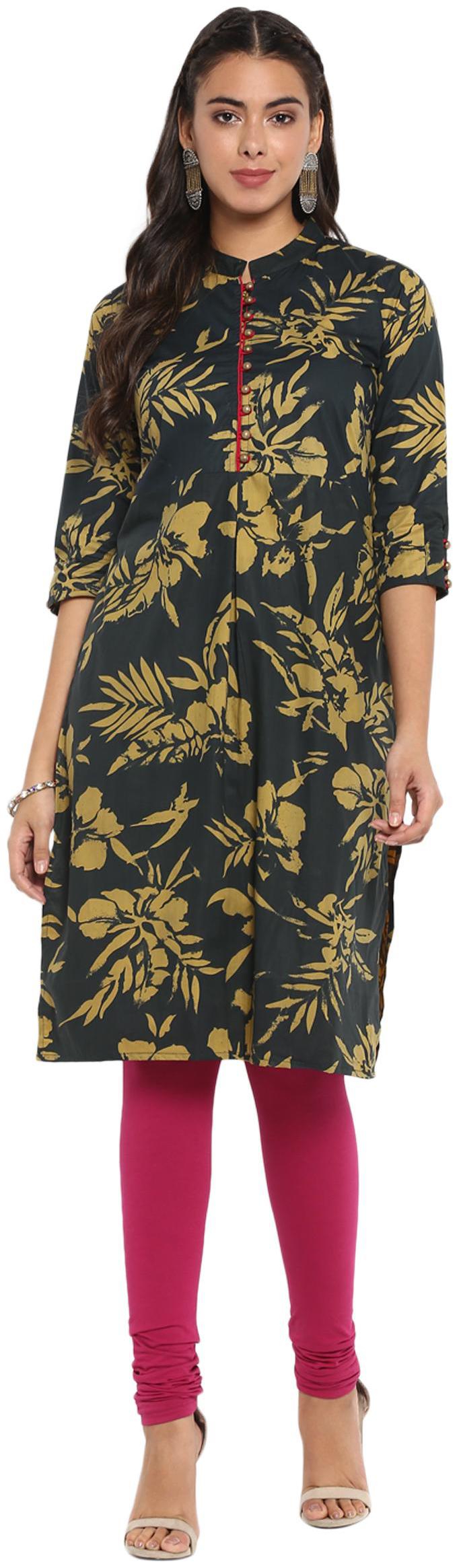 

MYTRI Women Multi Floral Straight Kurti