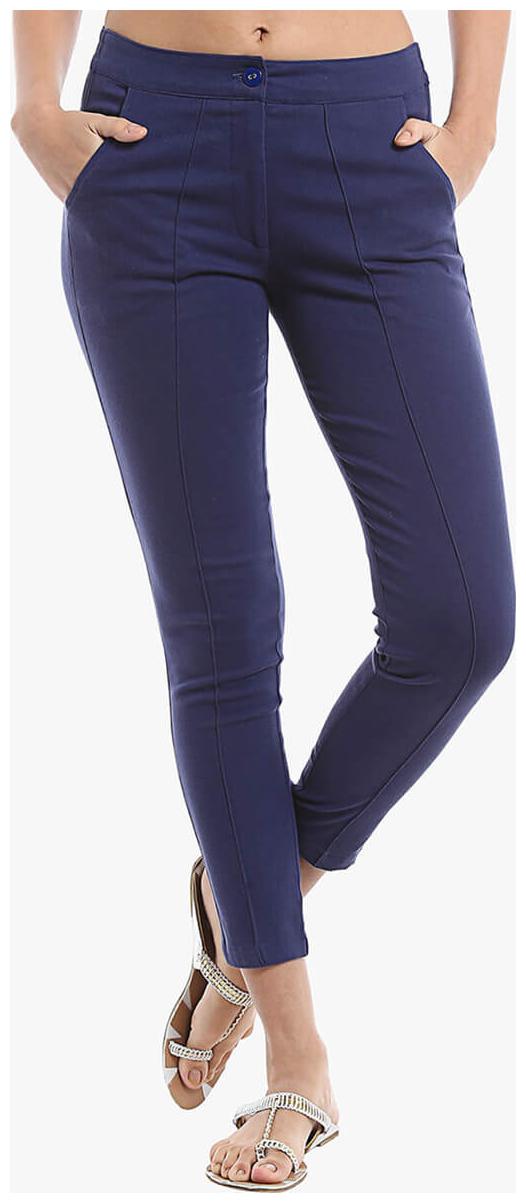

NAARI Women Blue Slim fit Cigarette pants