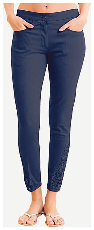 

NAARI Women Blue Slim fit Cigarette pants