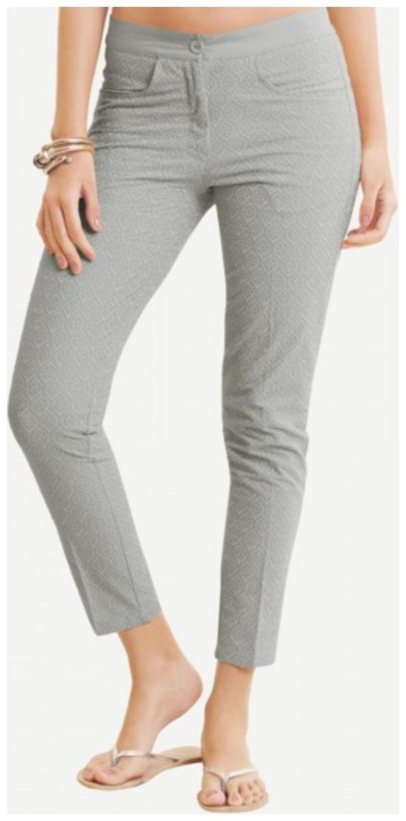 

NAARI Women Grey Slim fit Cigarette pants