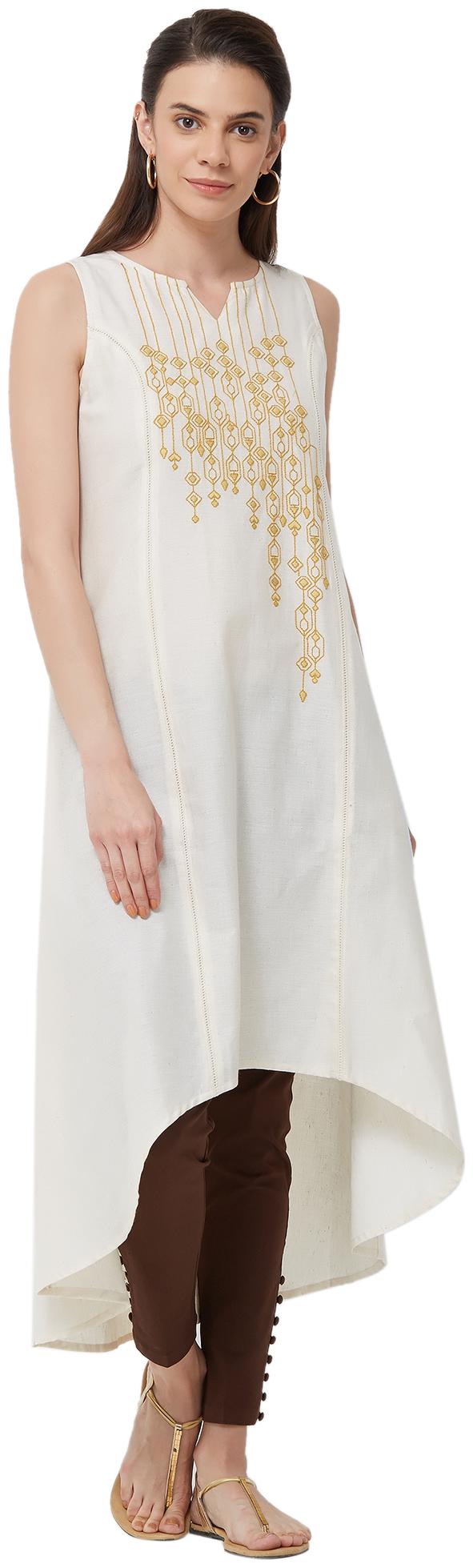 

NAARI Cotton Grey Kurti