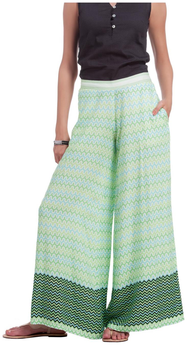 

NAARI Off White Rayon Solid Palazzo For Women s