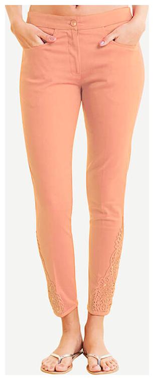 

NAARI Women Beige Slim fit Cigarette pants