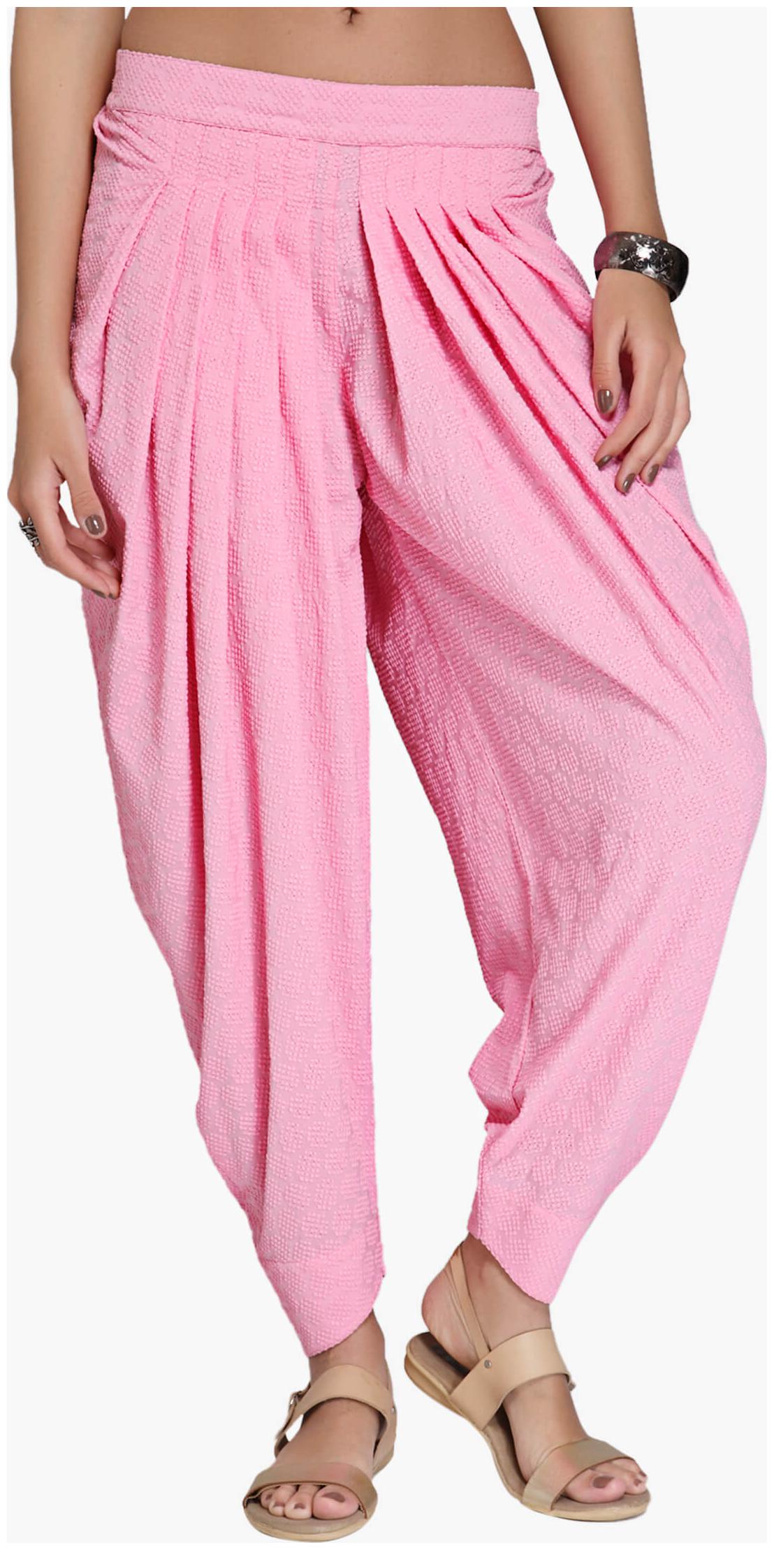 

NAARI Crepe Dhoti - Pink